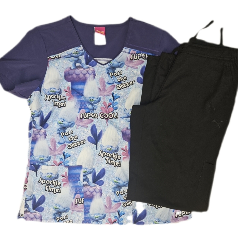 Dreamworks Trolls Scrub Set